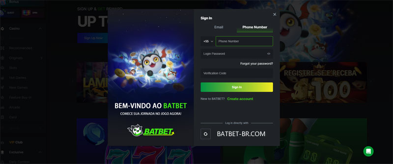 Bonus de cadastro gratis