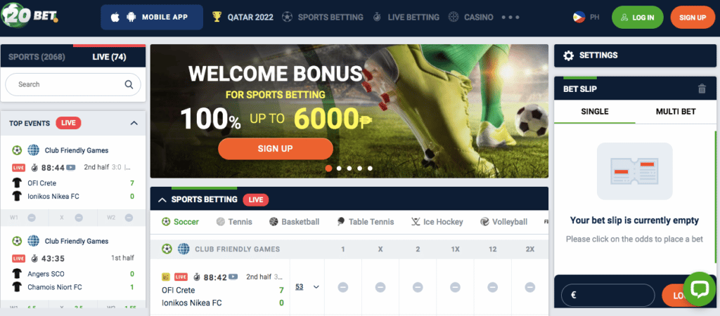 Site de apostas com bonus de boas vindas